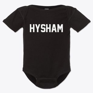 Hysham Montana Classic Block Baby Onesie