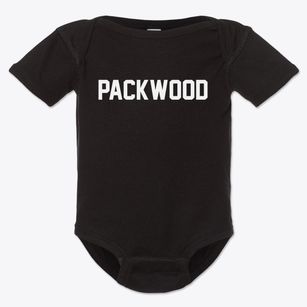Packwood Iowa Classic Block Baby Onesie