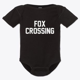 Fox Crossing Wisconsin Classic Block Baby Onesie