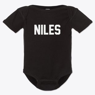 Niles Michigan Classic Block Baby Onesie