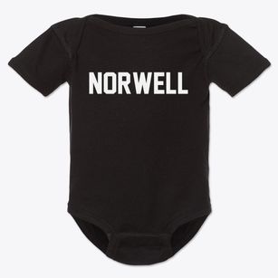 Norwell Massachusetts Classic Block Baby Onesie
