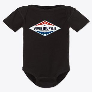 South Hooksett New Hampshire Diamond Star Baby Onesie