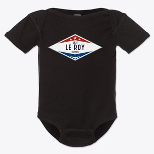 Le Roy Illinois Diamond Star Baby Onesie