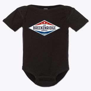 Breckenridge Minnesota Diamond Star Baby Onesie