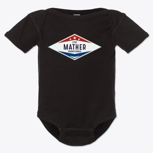 Mather Pennsylvania Diamond Star Baby Onesie