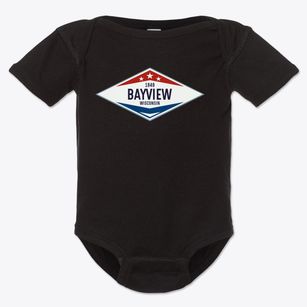 Bayview Wisconsin Diamond Star Baby Onesie