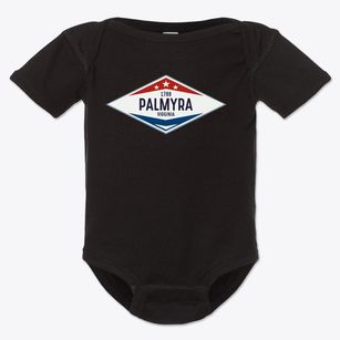 Palmyra Virginia Diamond Star Baby Onesie