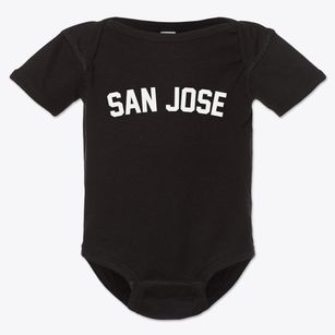 San Jose California Classic Curve Baby Onesie