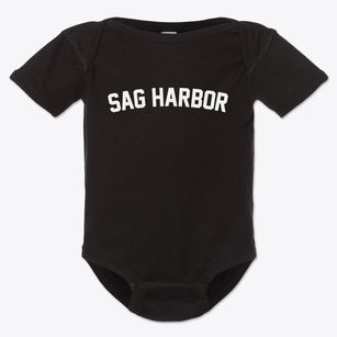 Sag Harbor New York Classic Curve Baby Onesie