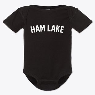 Ham Lake Minnesota Classic Curve Baby Onesie