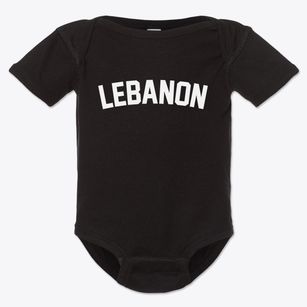 Lebanon Indiana Classic Curve Baby Onesie