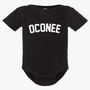 Oconee Illinois Classic Curve Baby Onesie