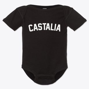 Castalia Iowa Classic Curve Baby Onesie