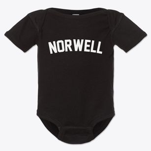 Norwell Massachusetts Classic Curve Baby Onesie