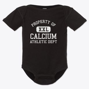 Calcium New York Athletic Dept Baby Onesie