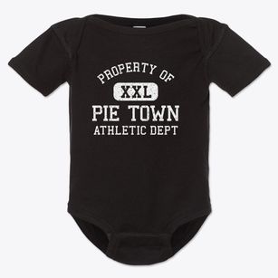 Pie Town New Mexico Athletic Dept Baby Onesie