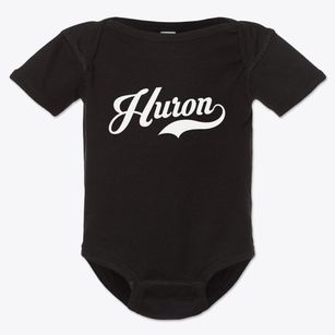 Huron Ohio Vintage Team Baby Onesie