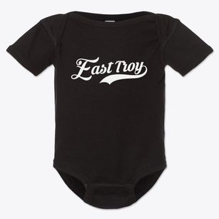 East Troy Wisconsin Vintage Team Baby Onesie