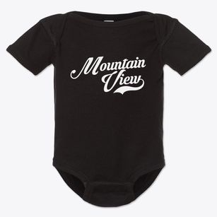 Mountain View Hawaii Vintage Team Baby Onesie