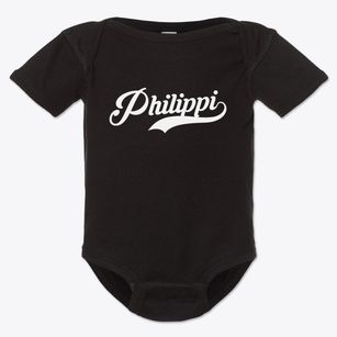 Philippi West Virginia Vintage Team Baby Onesie