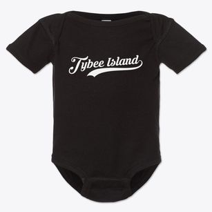 Tybee Island Georgia Vintage Team Baby Onesie