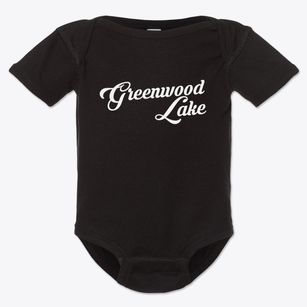 Greenwood Lake New York Vintage Team Baby Onesie