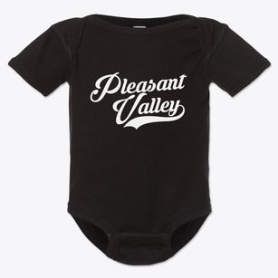 Pleasant Valley Missouri Vintage Team Baby Onesie