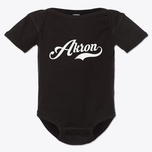 Akron New York Vintage Team Baby Onesie