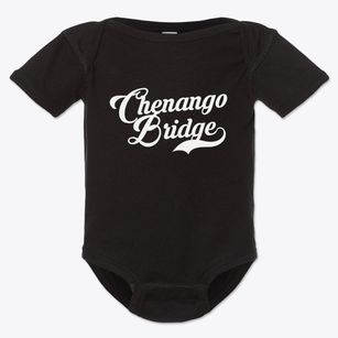Chenango Bridge New York Vintage Team Baby Onesie