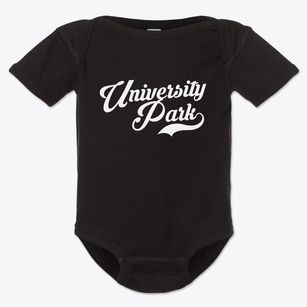 University Park Maryland Vintage Team Baby Onesie
