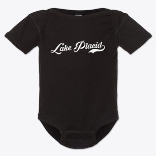 Lake Placid New York Vintage Team Baby Onesie