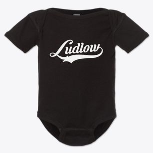 Ludlow Vermont Vintage Team Baby Onesie