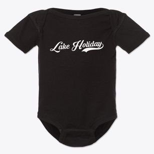 Lake Holiday Indiana Vintage Team Baby Onesie