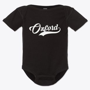 Oxford Nebraska Vintage Team Baby Onesie