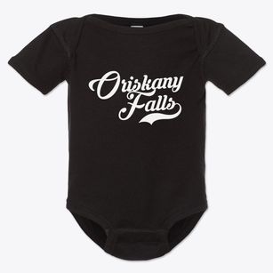 Oriskany Falls New York Vintage Team Baby Onesie