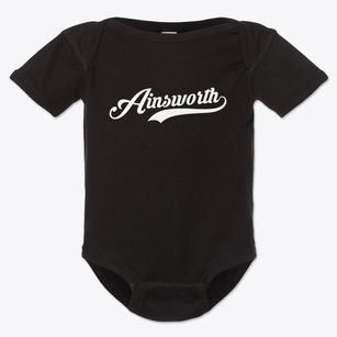 Ainsworth Iowa Vintage Team Baby Onesie