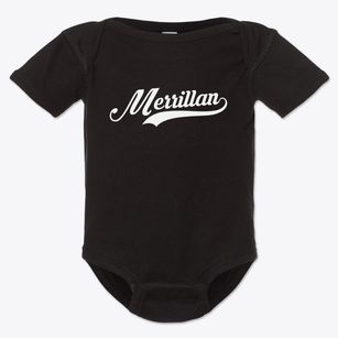 Merrillan Wisconsin Vintage Team Baby Onesie