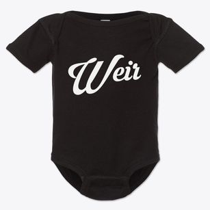 Weir Texas Vintage Team Baby Onesie