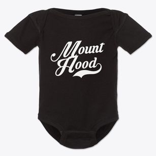 Mount Hood Oregon Vintage Team Baby Onesie