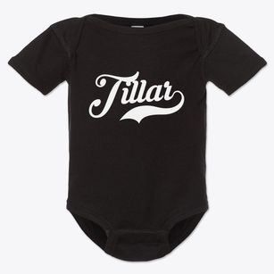 Tillar Arkansas Vintage Team Baby Onesie