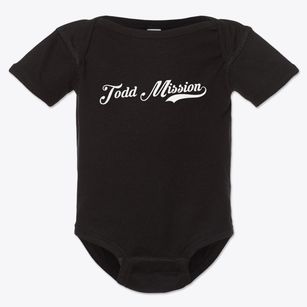 Todd Mission Texas Vintage Team Baby Onesie