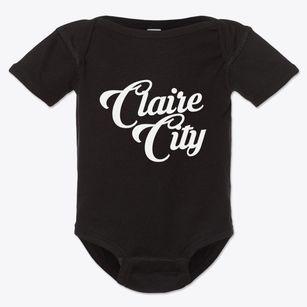 Claire City South Dakota Vintage Team Baby Onesie