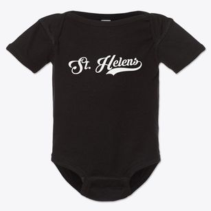St. Helens Oregon Vintage Team Baby Onesie