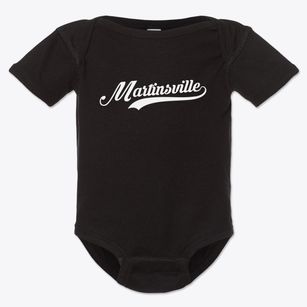 Martinsville New Jersey Vintage Team Baby Onesie