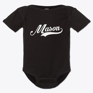Mason Michigan Vintage Team Baby Onesie