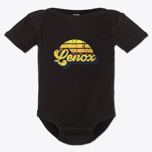 Lenox Massachusetts Sublime Sunset Baby Onesie