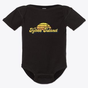 Tybee Island Georgia Sublime Sunset Baby Onesie