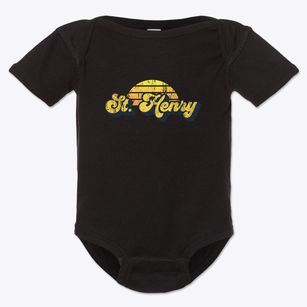 St. Henry Ohio Sublime Sunset Baby Onesie