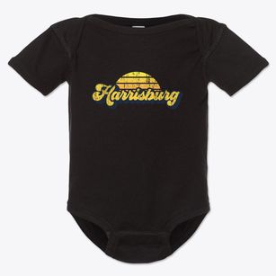 Harrisburg Arkansas Sublime Sunset Baby Onesie