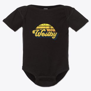 Westby Wisconsin Sublime Sunset Baby Onesie